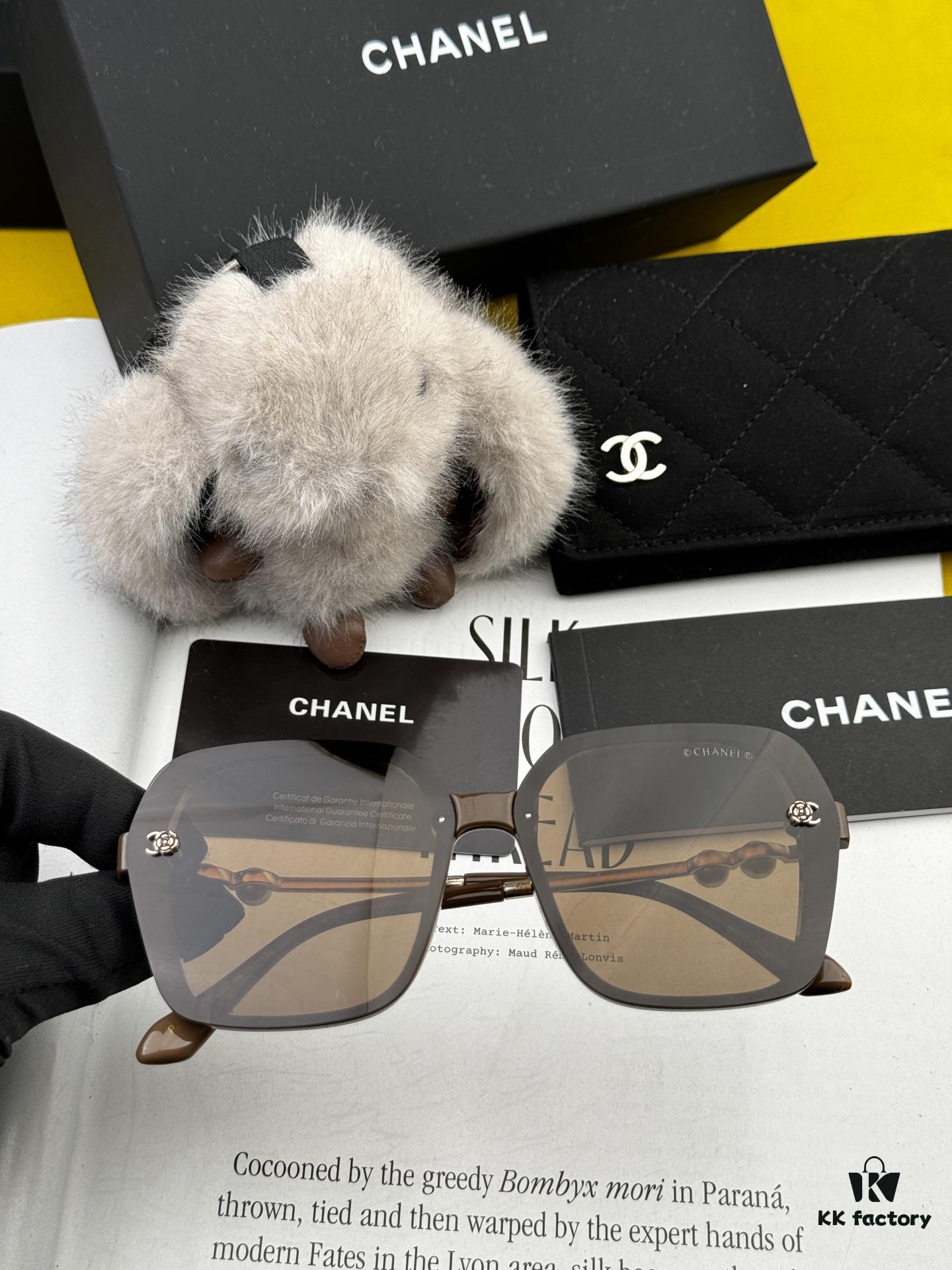 6931f7c23a89a121ed5491af CHANEL 2025 Official Pre-Spring New Arrival, Celebrity-Favorite Large-Frame Pearl Polarized Sunglasses