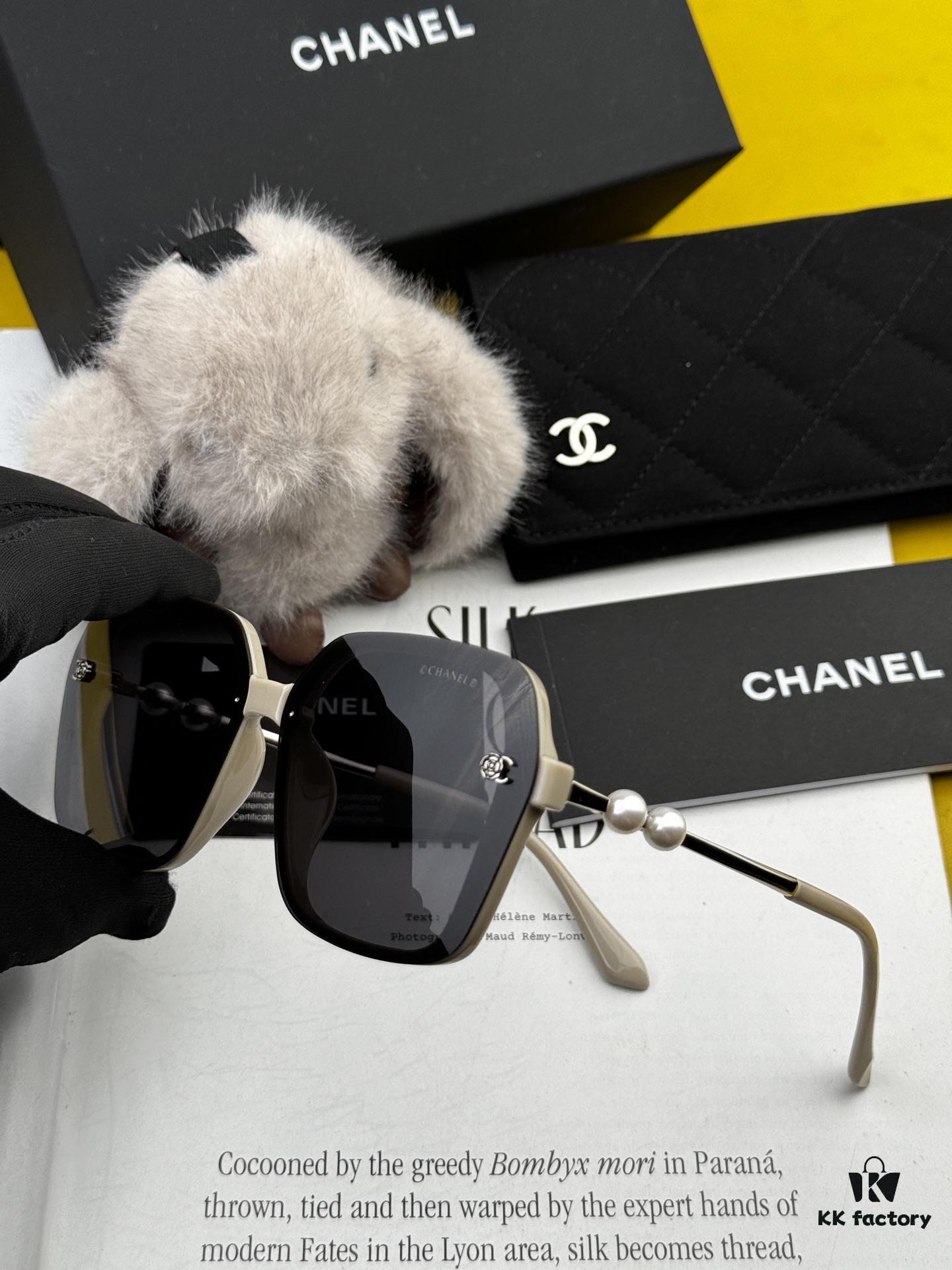 6931f7c23a89a121ed5491b3 CHANEL 2025 Official Pre-Spring New Arrival, Celebrity-Favorite Large-Frame Pearl Polarized Sunglasses