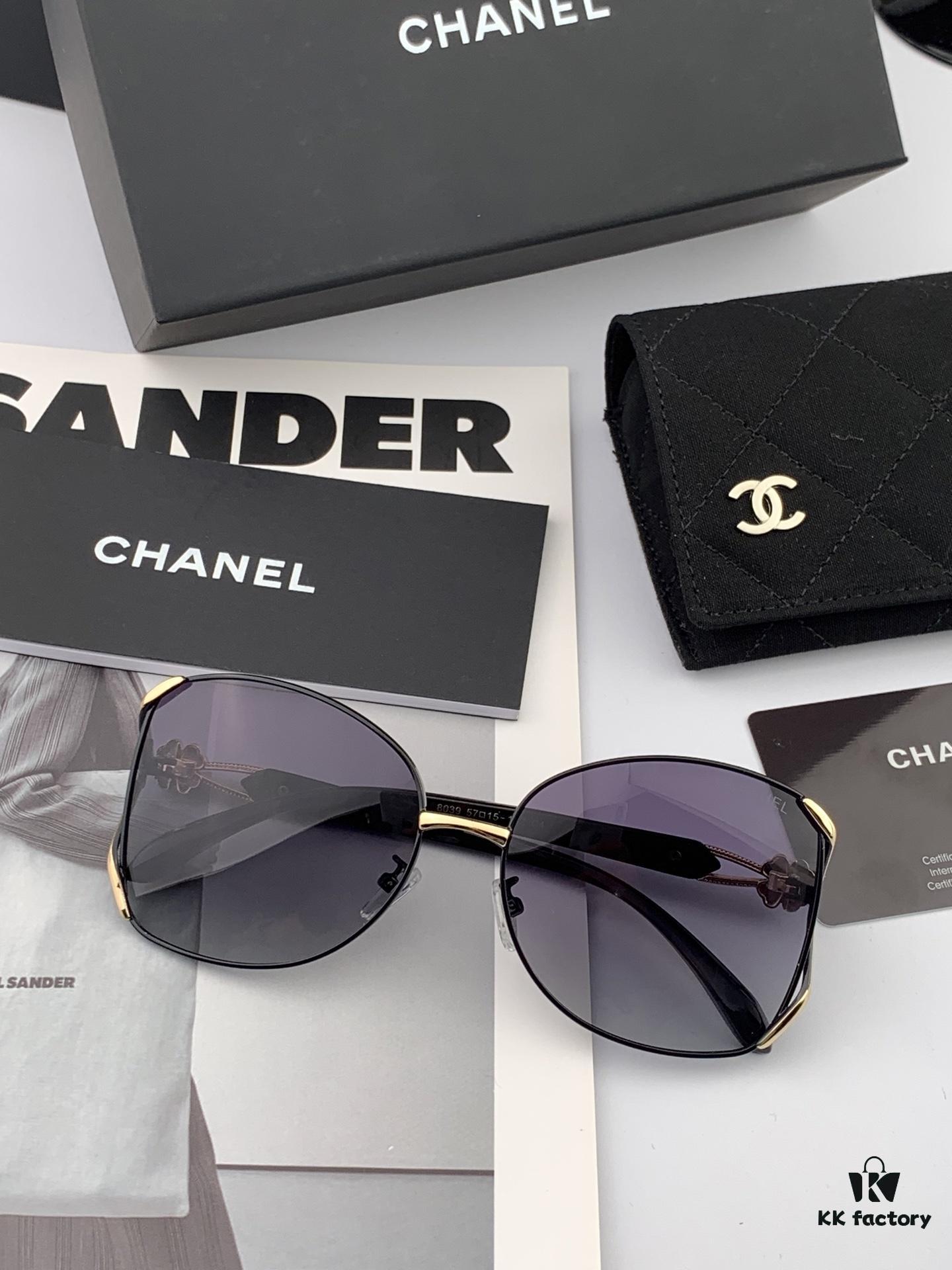 6931f7c23a89a121ed5491b8 CHANEL 2025 New Camellia Fashion Best-Selling Round Frame Sunglasses Comfortable Wearable Influencer Trendy Shades Model: CH9803