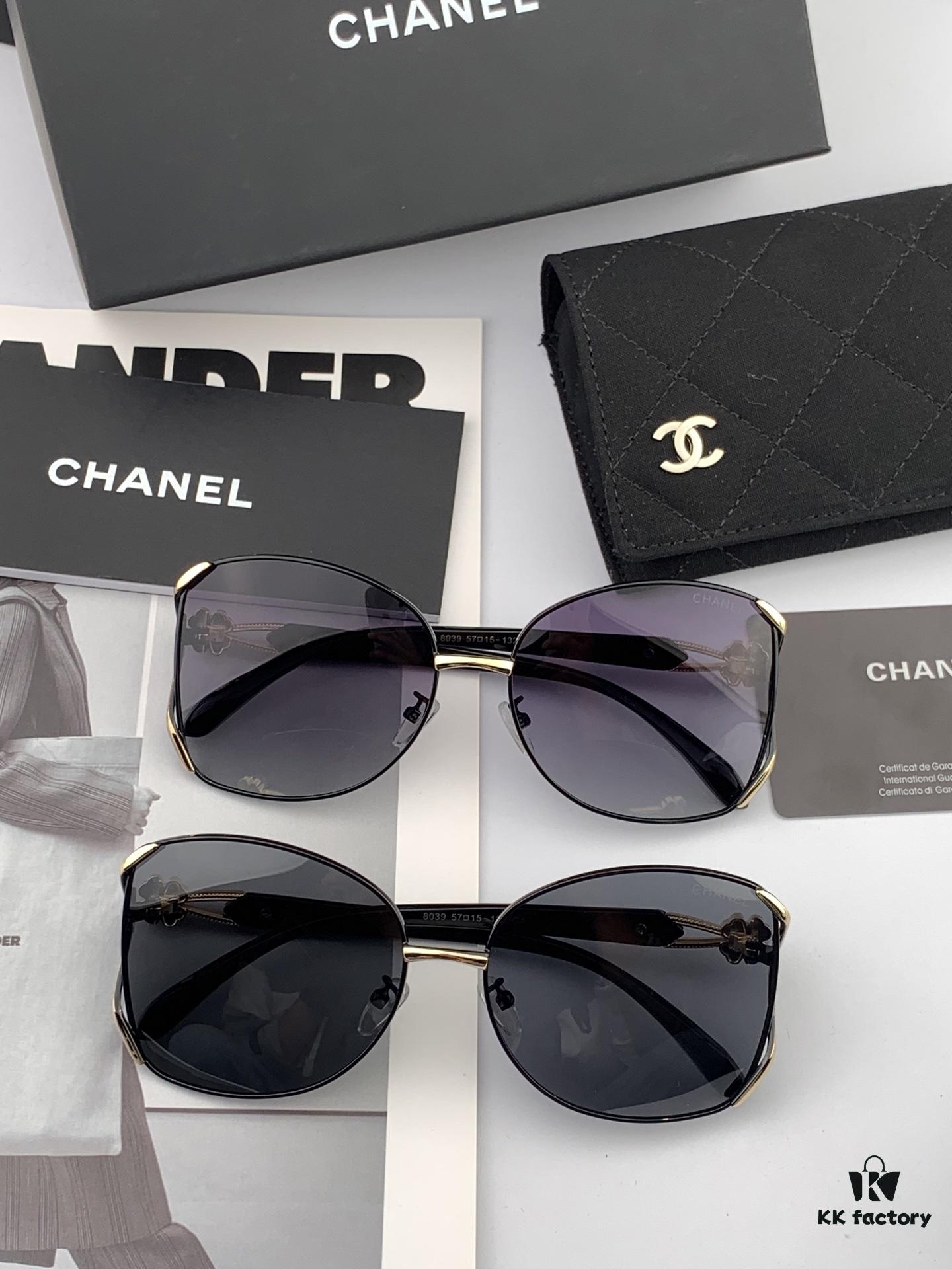 6931f7c33a89a121ed5491bd CHANEL 2025 New Camellia Fashion Best-Selling Round Frame Sunglasses Comfortable Wearable Influencer Trendy Shades Model: CH9803