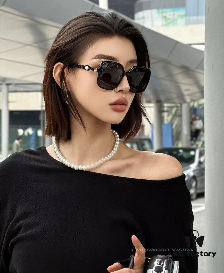 6931f7c33a89a121ed5491c7 CHANEL 2025 Official Early Spring New Arrival, Popular Style Worn by Many Celebrities – Chanel New Large Frame Pearl-Pattern Polarized Sunglasses, Polarel Ultra-Clear Polarized Sunglasses