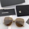 CHANEL 2025 Official Early Spring New Arrival, Popular Style Worn by Many Celebrities – Chanel New Large Frame Pearl-Pattern Polarized Sunglasses, Polarel Ultra-Clear Polarized Sunglasses