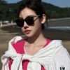 6931f7cd3a89a121ed549257 New CHANEL Square Sunglasses with Pearl Accents and Metallic Bridge