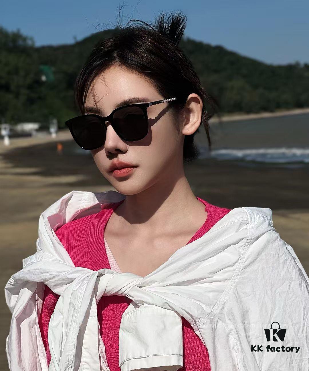 6931f7cd3a89a121ed549257 New CHANEL Square Sunglasses with Pearl Accents and Metallic Bridge