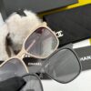 6931f7ce3a89a121ed54925d New CHANEL Square Sunglasses with Pearl Accents and Metallic Bridge