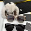 6931f7ce3a89a121ed54925f New CHANEL Square Sunglasses with Pearl Accents and Metallic Bridge