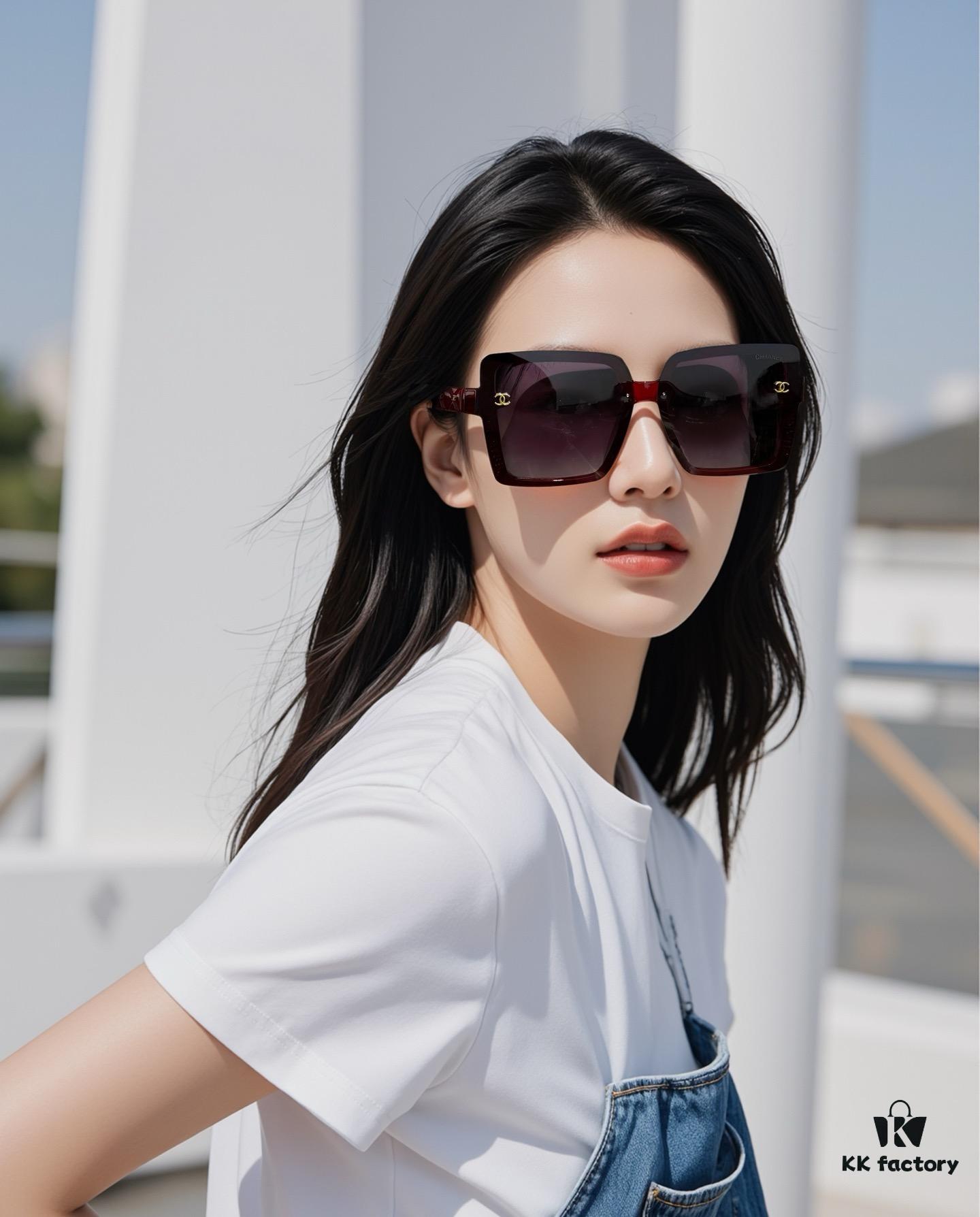 6931f7ce3a89a121ed549261 CHANEL 2025 New Arrival Trendy Fashion Square Sunglasses for Women, High-Definition Thick Polarized UV Protection Sunglasses, Comfortable Wear, Influencer Favorite Style 🕶️