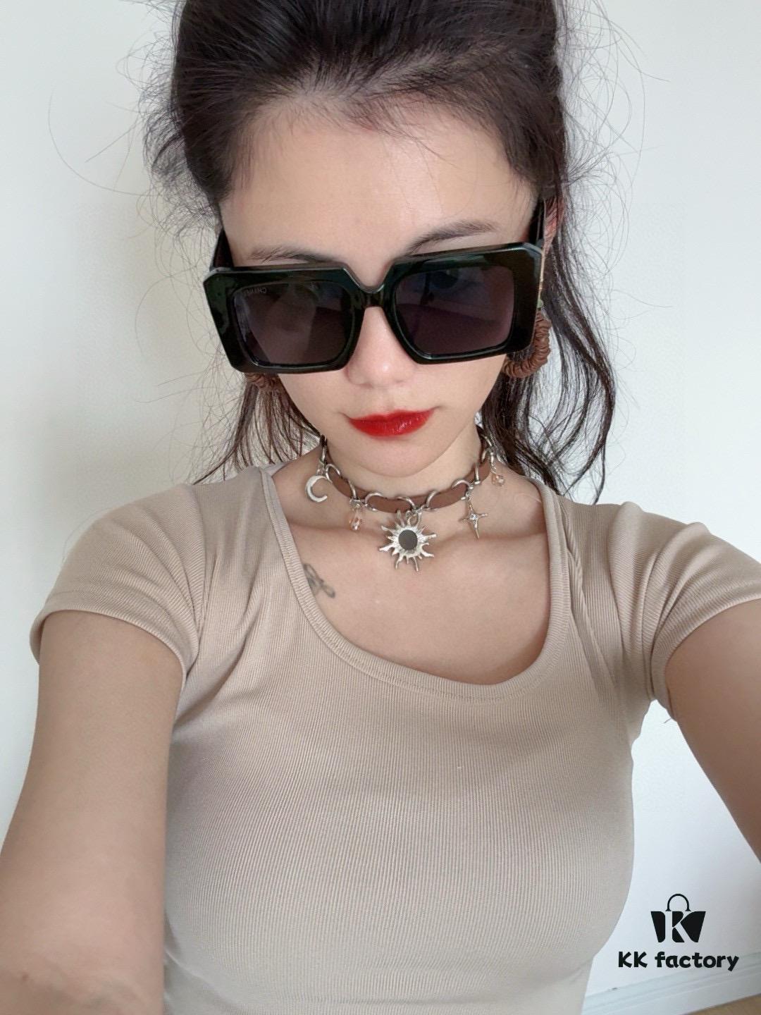 6931f7d13a89a121ed54928d Chanel Oversized Square Sunglasses Classic Design, Universal Fit for All Face Shapes, Polarized UV-Protective Lenses, Ideal with Coats or Dresses, Model: CH5232