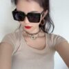 6931f7d13a89a121ed54928f Chanel Oversized Square Sunglasses Classic Design, Universal Fit for All Face Shapes, Polarized UV-Protective Lenses, Ideal with Coats or Dresses, Model: CH5232