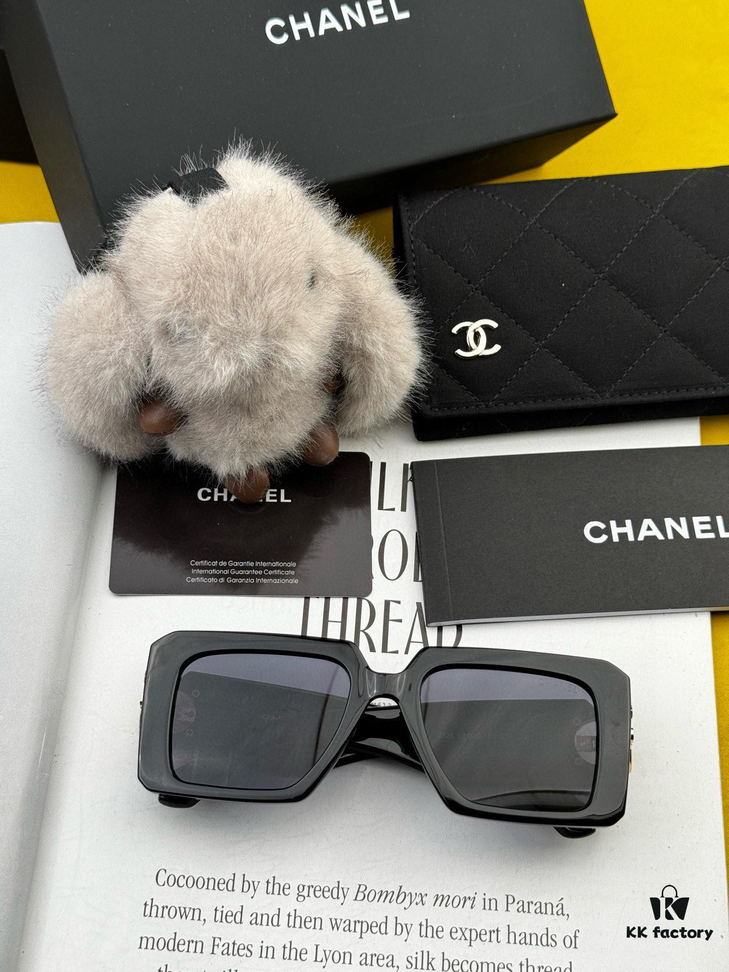 6931f7d13a89a121ed549290 Chanel Oversized Square Sunglasses Classic Design, Universal Fit for All Face Shapes, Polarized UV-Protective Lenses, Ideal with Coats or Dresses, Model: CH5232