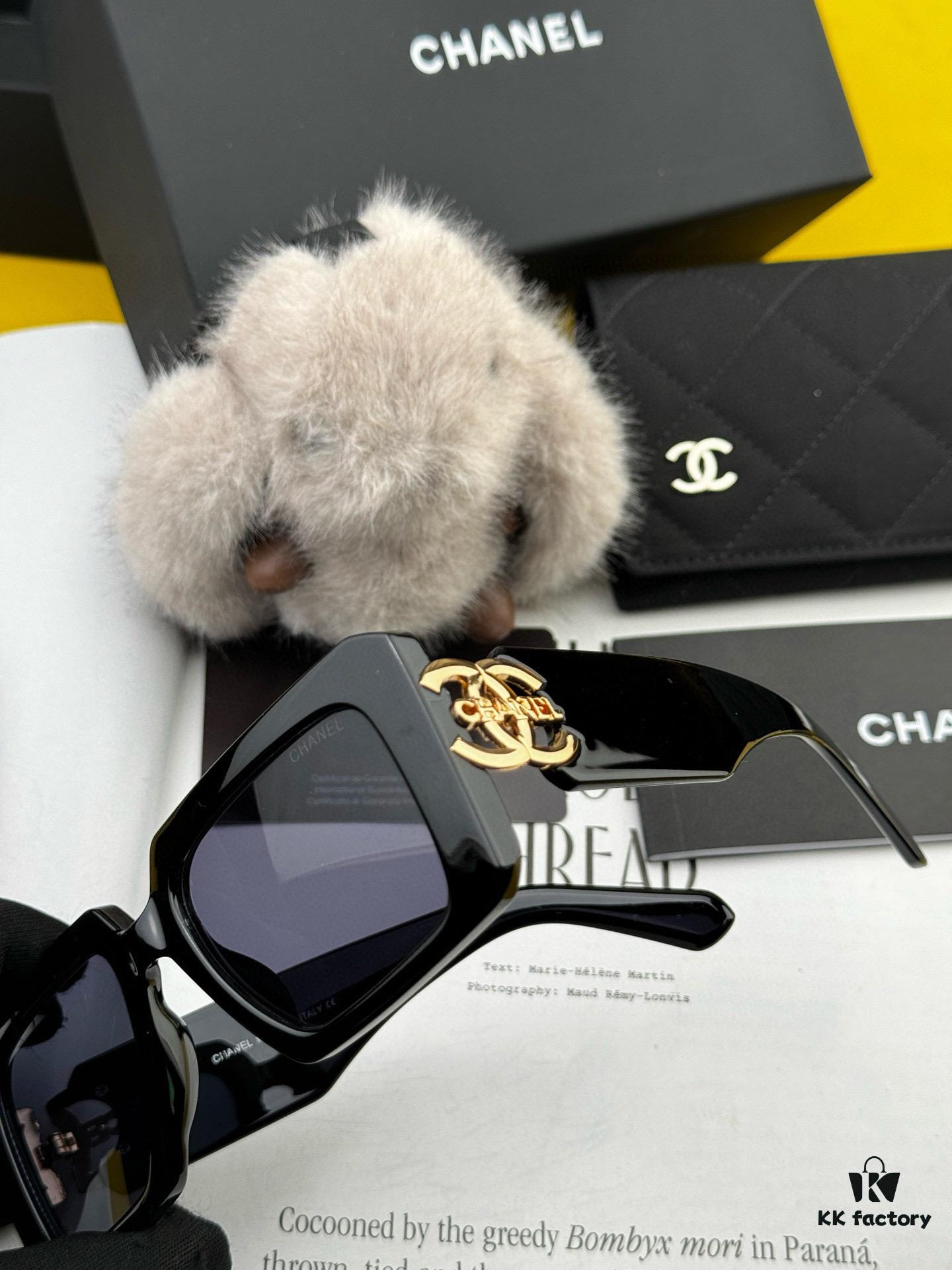 6931f7d13a89a121ed549292 Chanel Oversized Square Sunglasses Classic Design, Universal Fit for All Face Shapes, Polarized UV-Protective Lenses, Ideal with Coats or Dresses, Model: CH5232
