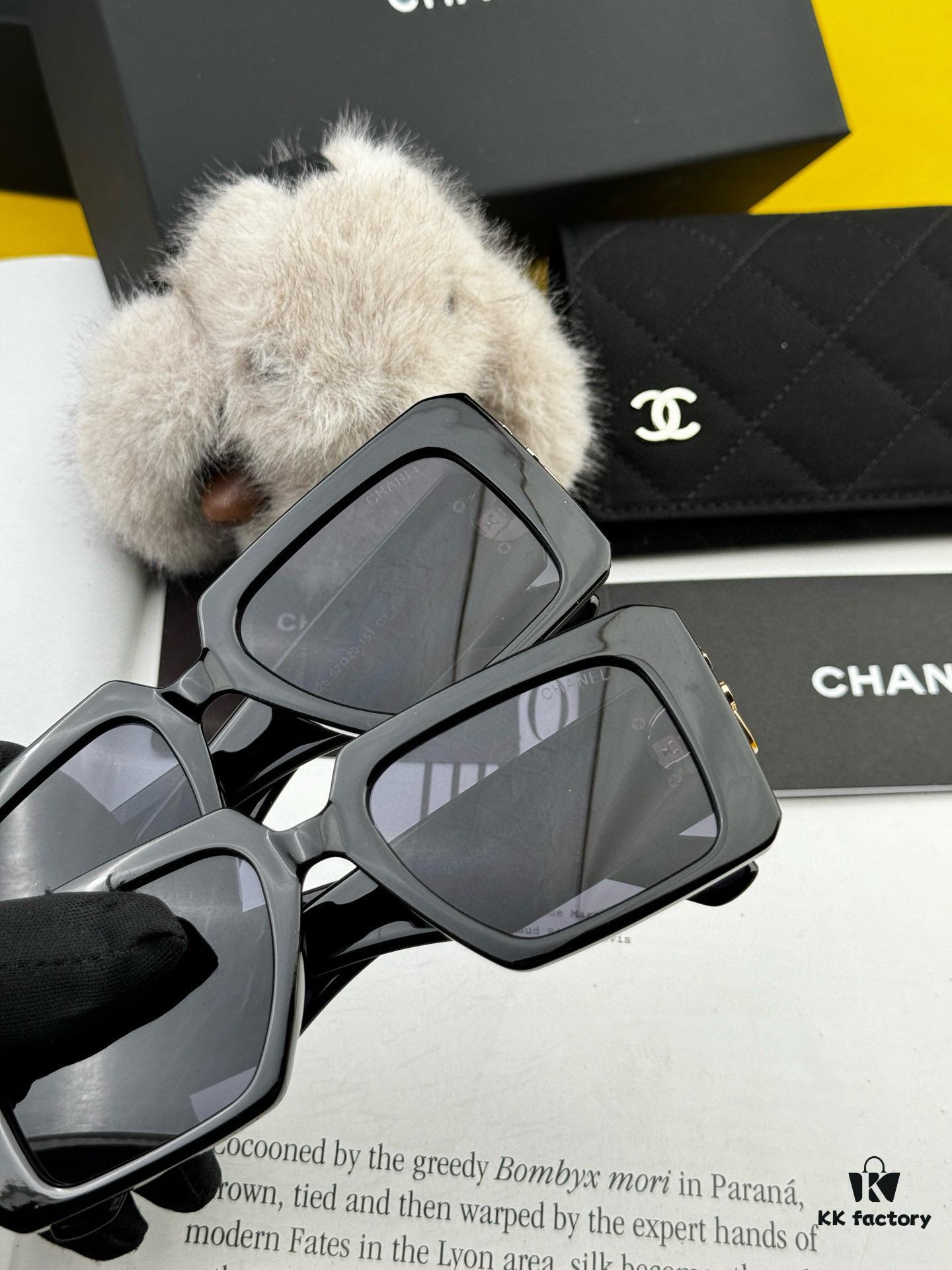 6931f7d13a89a121ed549293 Chanel Oversized Square Sunglasses Classic Design, Universal Fit for All Face Shapes, Polarized UV-Protective Lenses, Ideal with Coats or Dresses, Model: CH5232