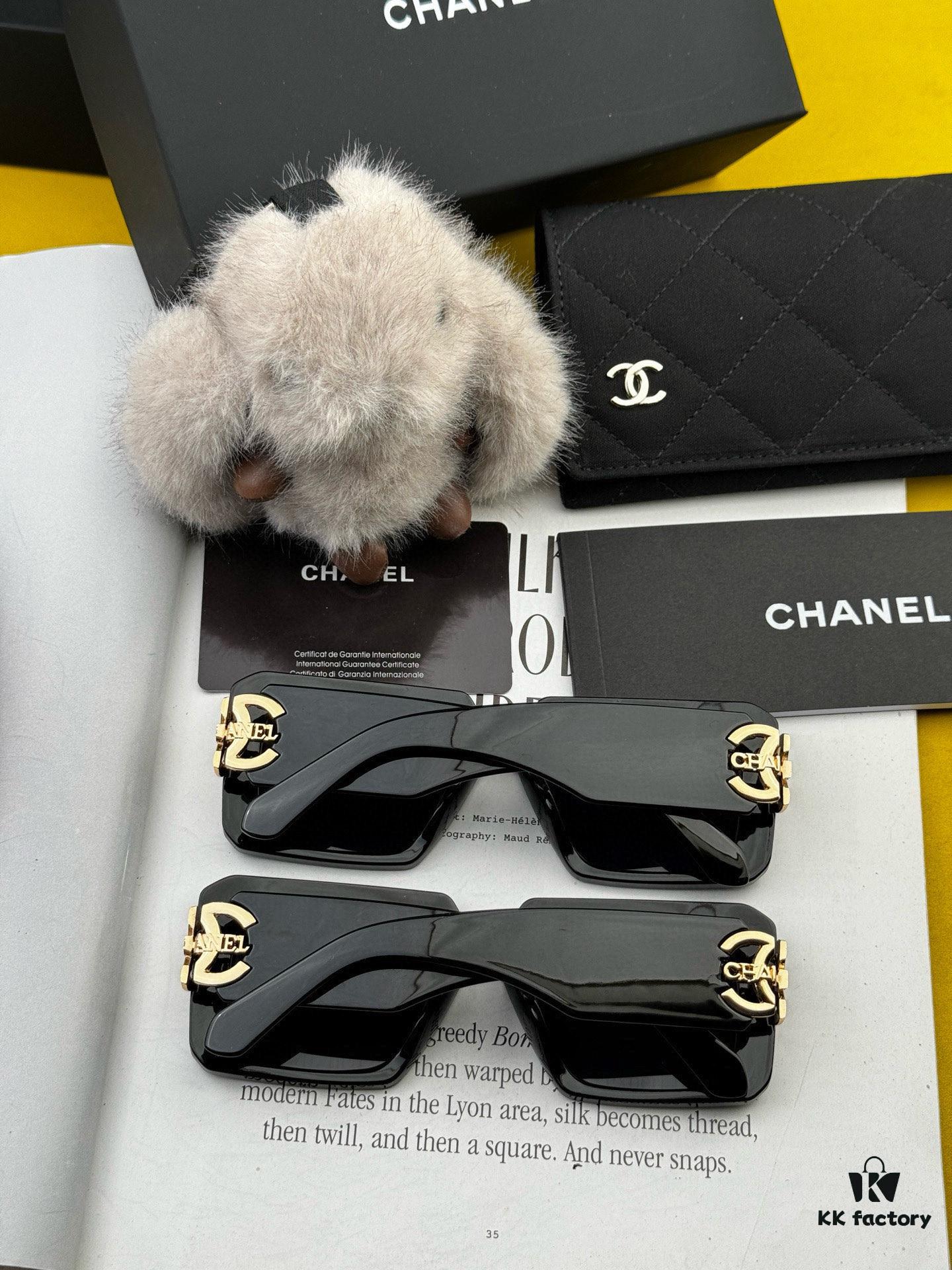 6931f7d23a89a121ed549294 Chanel Oversized Square Sunglasses Classic Design, Universal Fit for All Face Shapes, Polarized UV-Protective Lenses, Ideal with Coats or Dresses, Model: CH5232