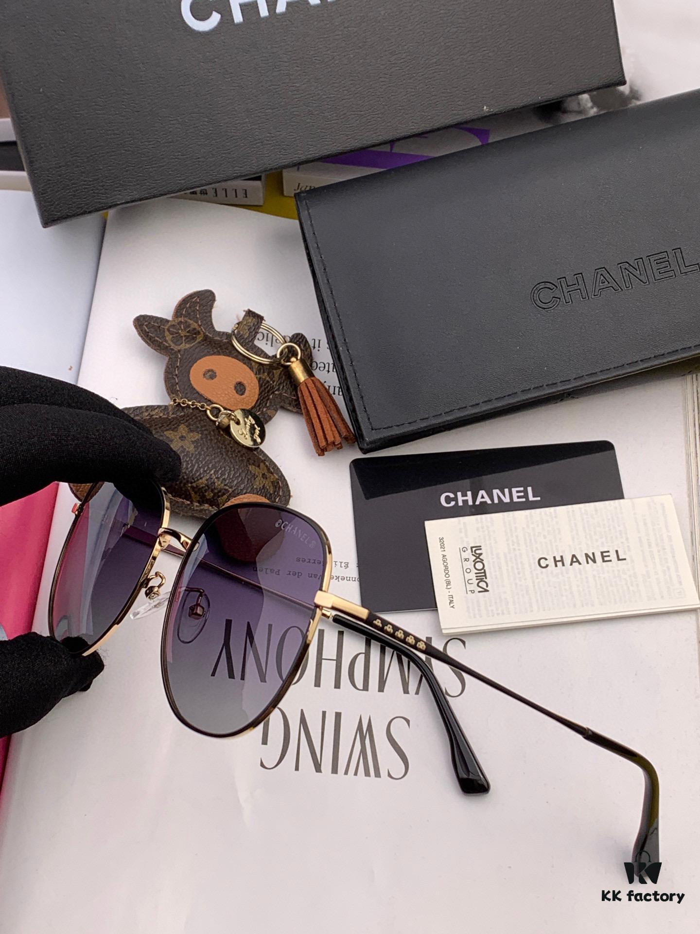 CHANEL Fashion Trendy Oversized Sunglasses Comfortable Fit Influencer Favorite Shades Model: CH9819