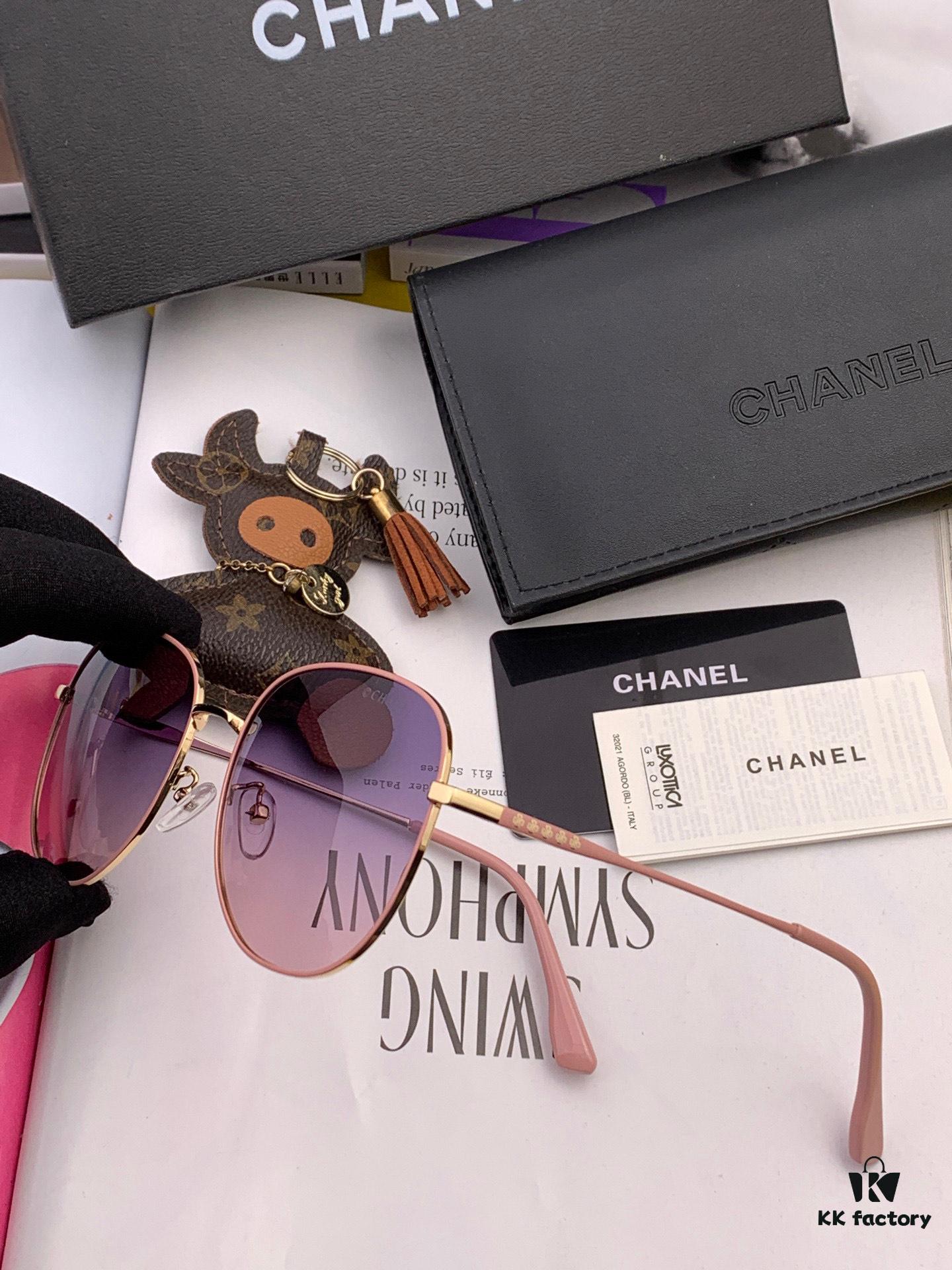 CHANEL Fashion Trendy Oversized Sunglasses Comfortable Fit Influencer Favorite Shades Model: CH9819