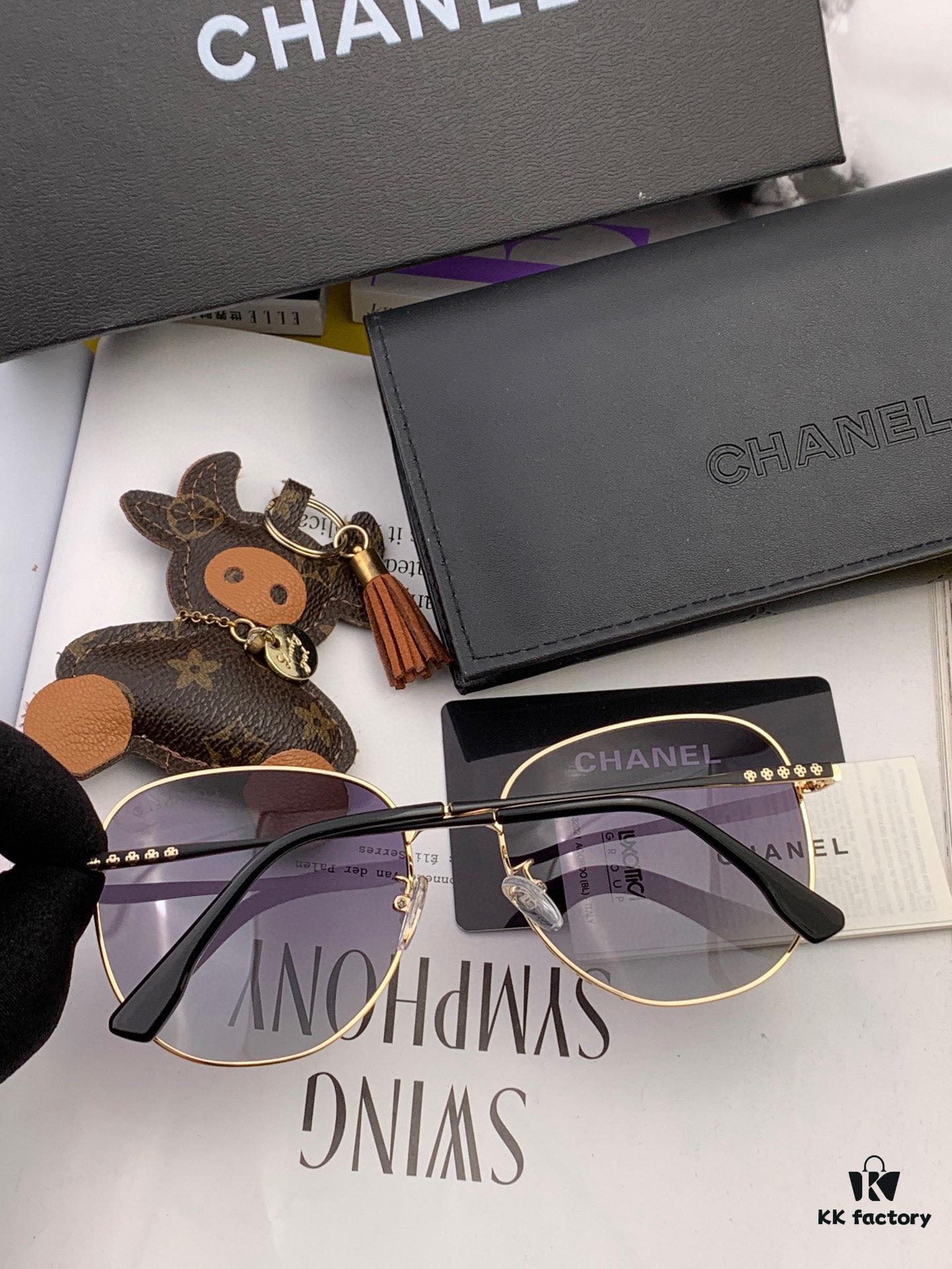 CHANEL Fashion Trendy Oversized Sunglasses Comfortable Fit Influencer Favorite Shades Model: CH9819