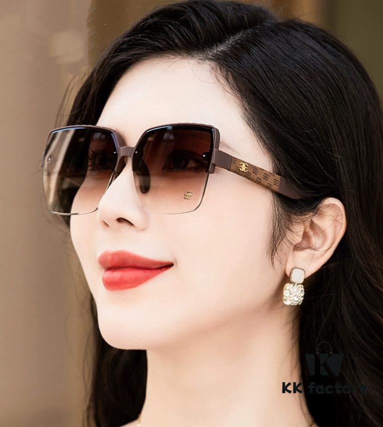6931f7d23a89a121ed5492a0 CHANE Chanel Volcano Rain Fashion Frameless Sunglasses Lens Top Luxury High Quality Women's Driving Sunglasses Model: CH3301