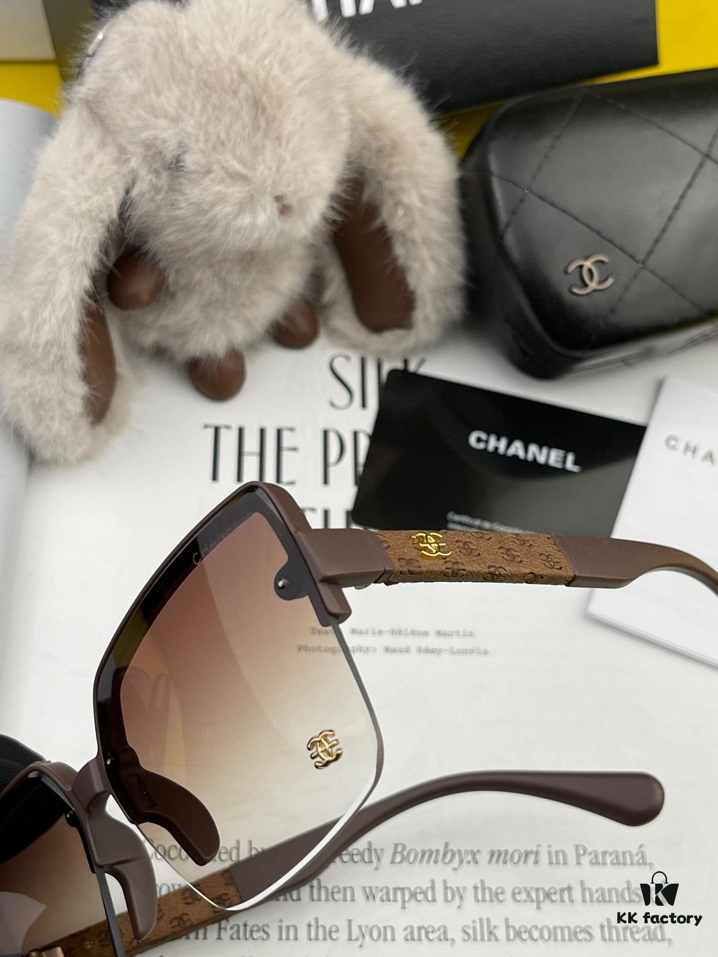 6931f7d33a89a121ed5492a7 CHANE Chanel Volcano Rain Fashion Frameless Sunglasses Lens Top Luxury High Quality Women's Driving Sunglasses Model: CH3301