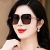 CHANEL 2025 New Arrival Camellia Fashion Trendy Round Frame HD Polarized Sunglasses, Comfortable Wear, Influencer Popular Style