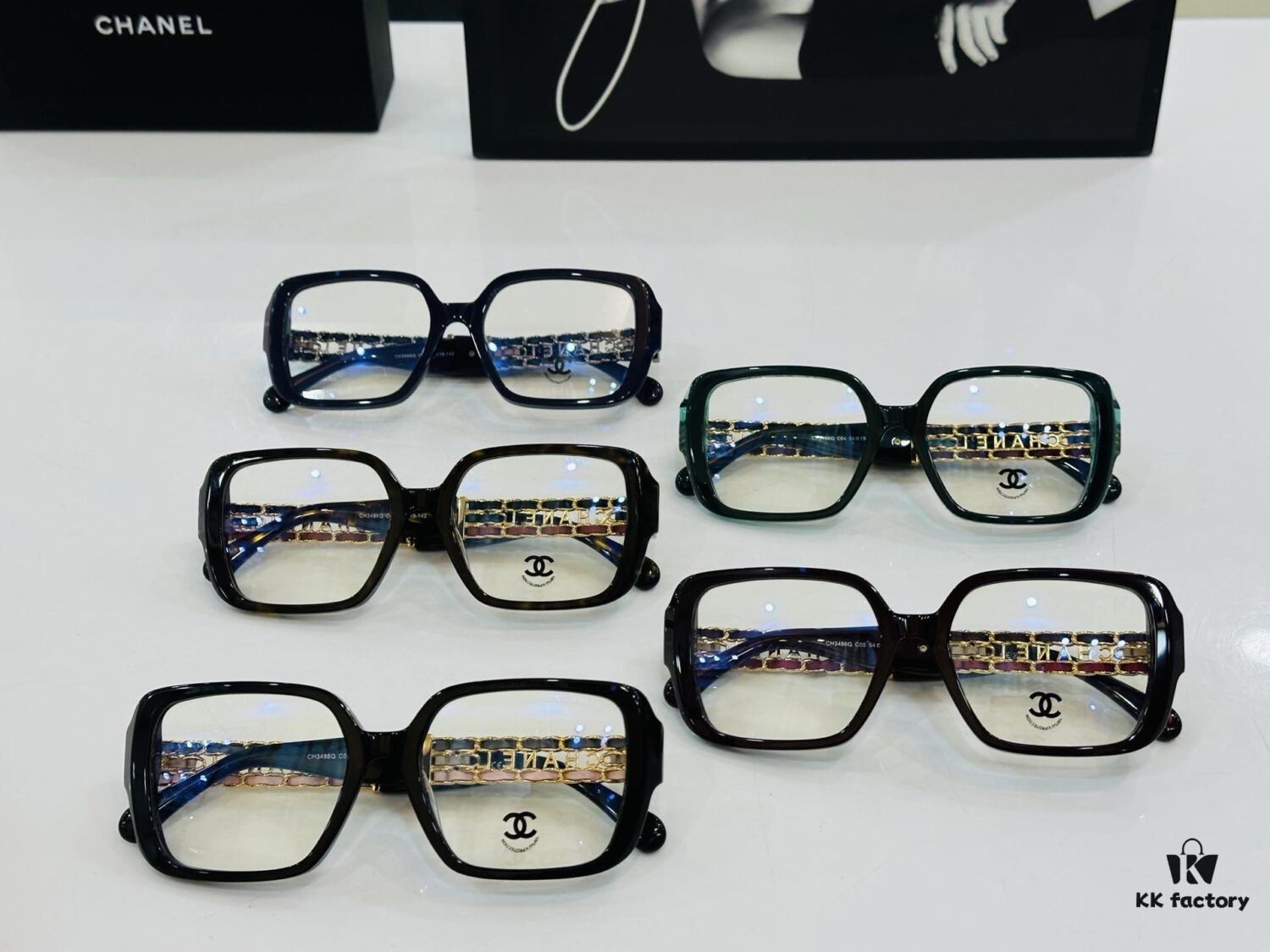 6931f7d93a89a121ed549302 CHANEXIANGJIA Model: CH3486 High-Quality Sunglasses, Unique Design, Size 54-19-142, Suitable for All Face Shapes