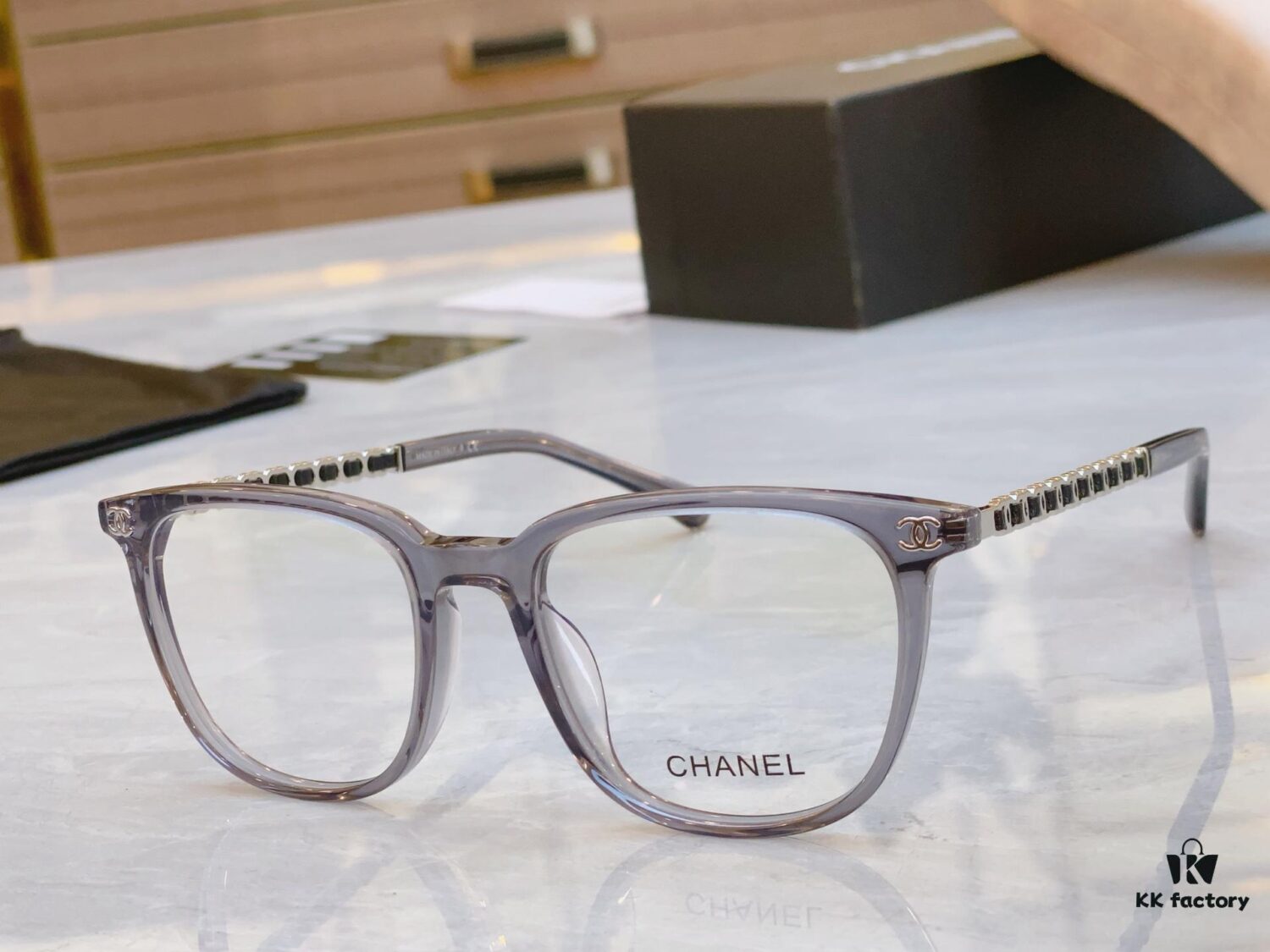 6931f7da3a89a121ed54930c CHANE* New Optical Frame, Model: CH3498, Size: 53-19-145