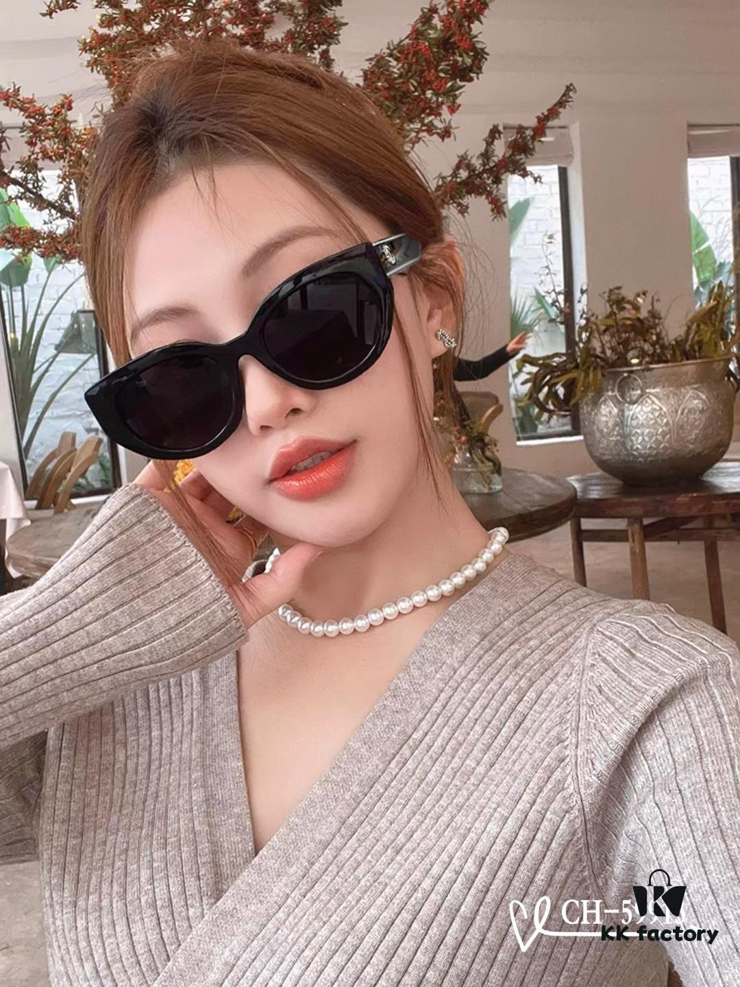 6931f7de3a89a121ed54934a CHANEL France - New Little Chanel Sunglasses with Polarized HD Lenses, TR Frame Lightweight and Comfortable, Size 63-17-140