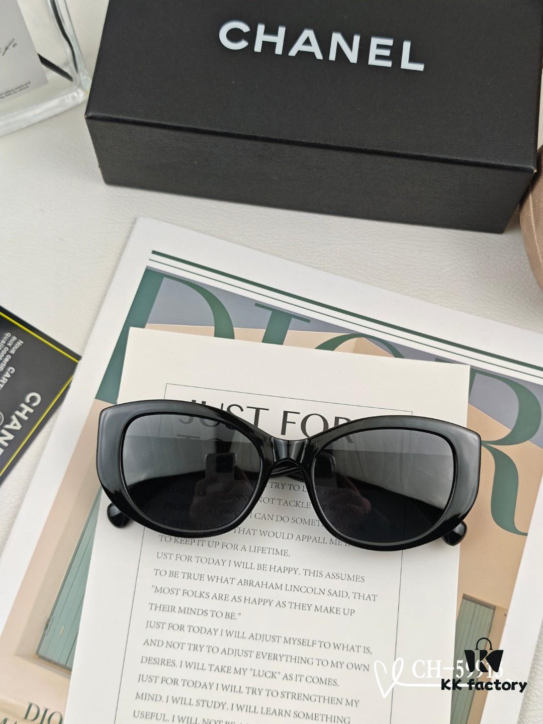 6931f7de3a89a121ed549350 CHANEL France - New Little Chanel Sunglasses with Polarized HD Lenses, TR Frame Lightweight and Comfortable, Size 63-17-140