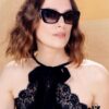 6931f7e33a89a121ed549392 Chanel Natural Light Pink Pearl-Set Frame Trendy Fashion Women's Luxury Square Sunglasses