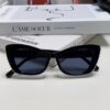 6931f7e43a89a121ed54939a Chanel Natural Light Pink Pearl-Set Frame Trendy Fashion Women's Luxury Square Sunglasses