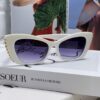 6931f7e43a89a121ed5493a1 Chanel Natural Light Pink Pearl Inlaid Frame Fashion Luxury Women's Square Sunglasses