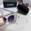 6931f7e43a89a121ed5493a5 Chanel Natural Light Pink Pearl Inlaid Frame Fashion Luxury Women's Square Sunglasses