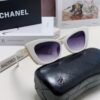6931f7e43a89a121ed5493a7 Chanel Natural Light Pink Pearl Inlaid Frame Fashion Luxury Women's Square Sunglasses
