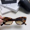6931f7e53a89a121ed5493ae Chanel Natural Light Pink Pearl Inlaid Frame Fashion Luxury Women's Square Sunglasses