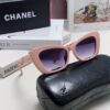 6931f7e63a89a121ed5493bb Chanel Natural Light Pink Pearl-Embellished Frame Trendy Fashion Women's Luxury Square Sunglasses