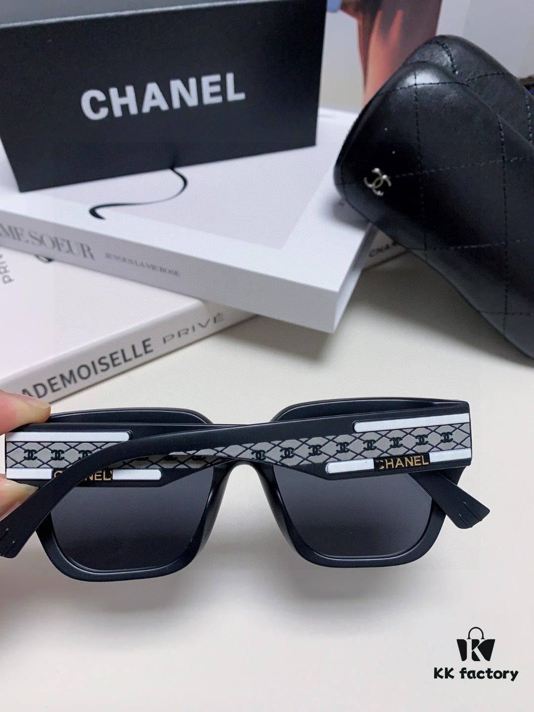 6931f7e63a89a121ed5493c2 CHANEL 2025 Small Fragrance Style HD Anti-Ultraviolet Sunglasses for Women, Fashionable Oversized Korean-style Sun Glasses, Celebrity-Inspired Eyewear