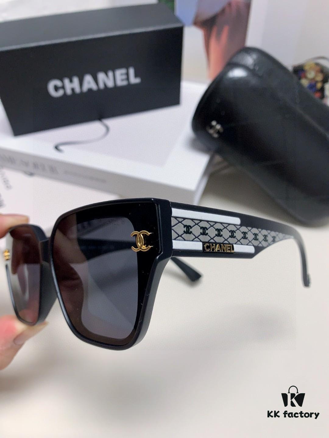 6931f7e63a89a121ed5493c3 CHANEL 2025 Small Fragrance Style HD Anti-Ultraviolet Sunglasses for Women, Fashionable Oversized Korean-style Sun Glasses, Celebrity-Inspired Eyewear
