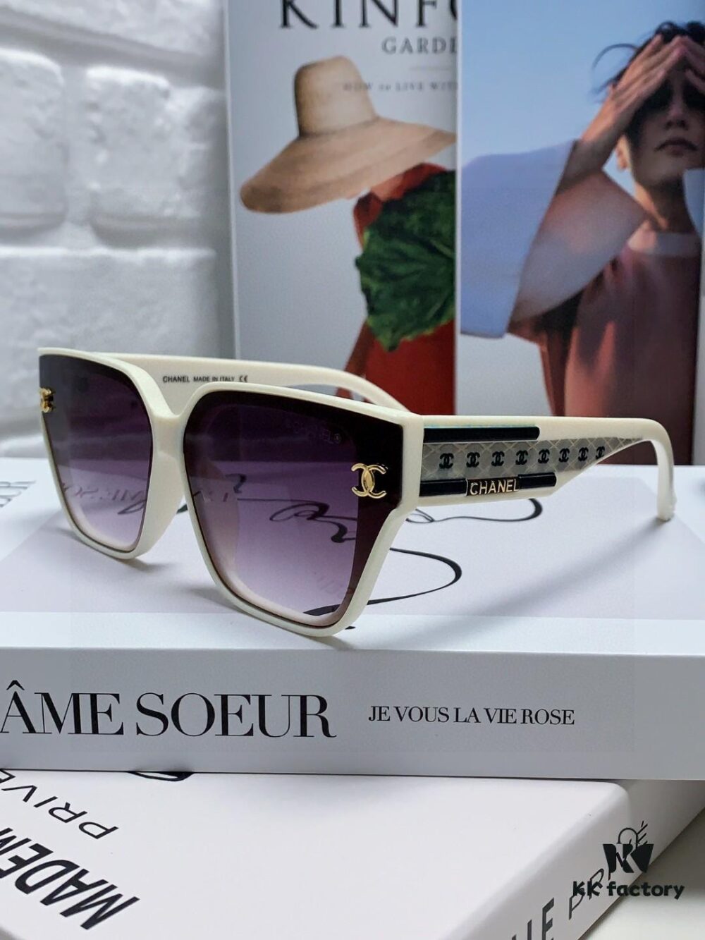 6931f7e73a89a121ed5493c7 CHANEL 2025 Little Chanel Style HD Anti-Ultraviolet Sunglasses, Fashionable Women's Oversized Sunglasses, Celebrity-Inspired Korean Style Frame