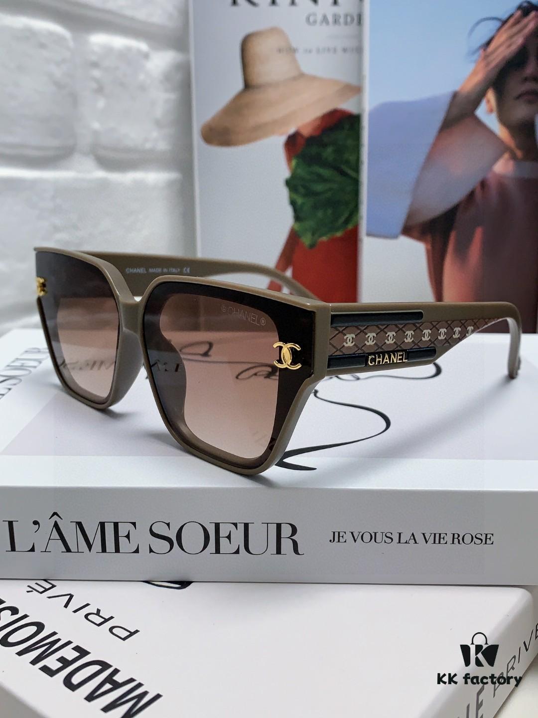 6931f7e73a89a121ed5493d0 CHANEL 2025 Small Fragrance Style HD Anti-Ultraviolet Sunglasses for Women, Fashionable Celebrity-Inspired Korean-Style Oversized Frame Glasses