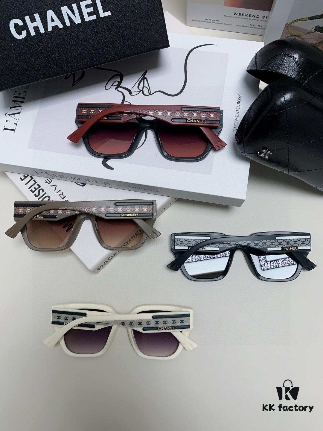 6931f7e83a89a121ed5493d7 CHANEL 2025 Small Fragrance Style HD Anti-Ultraviolet Sunglasses for Women, Fashionable Celebrity-Inspired Korean-Style Oversized Frame Glasses