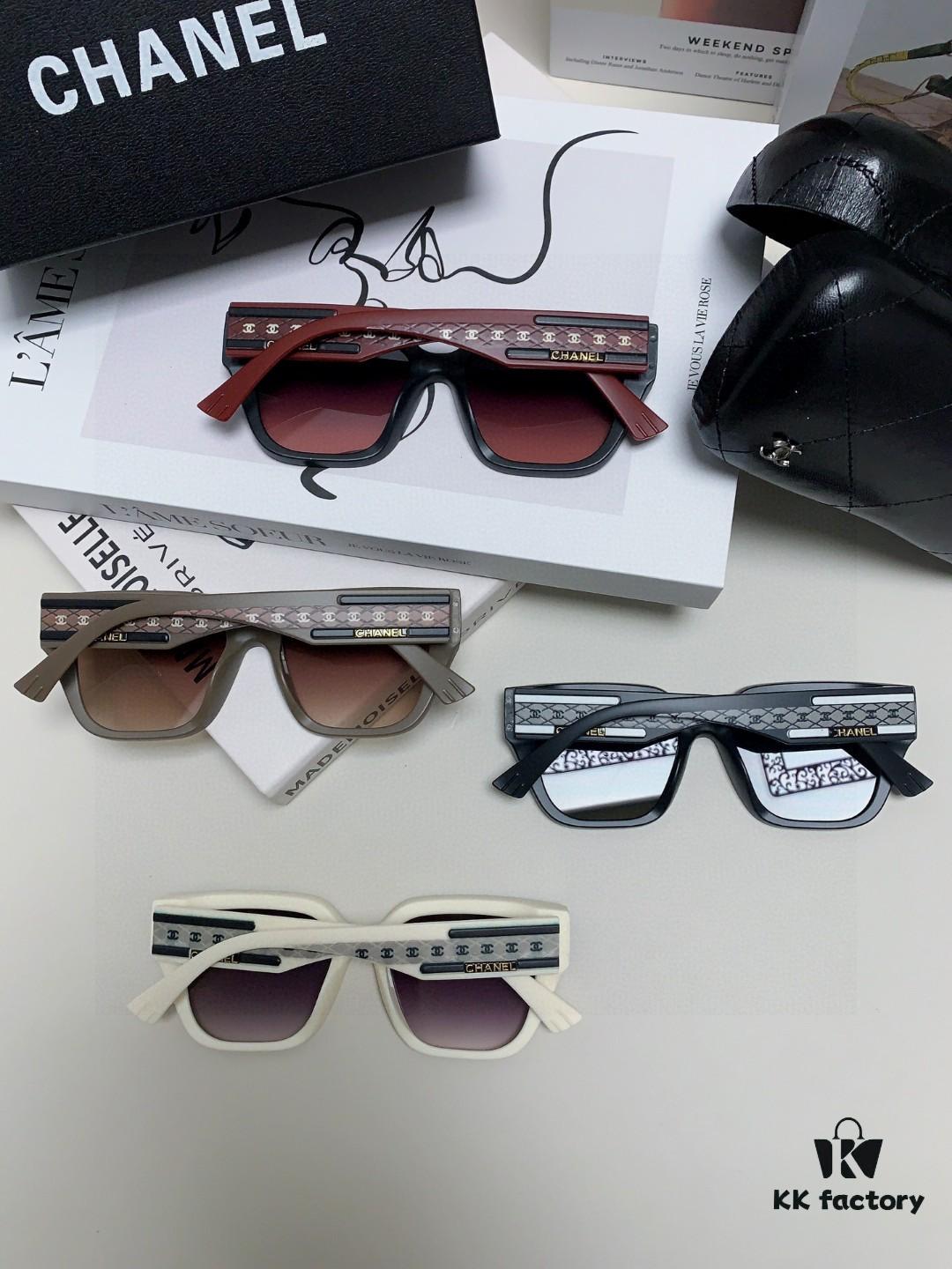 6931f7e83a89a121ed5493e0 CHANEL 2025 Small Fragrance Style High-Definition UV-Protective Sunglasses, Fashionable Women's Oversized Sunglasses, Celebrity-Inspired Korean Style