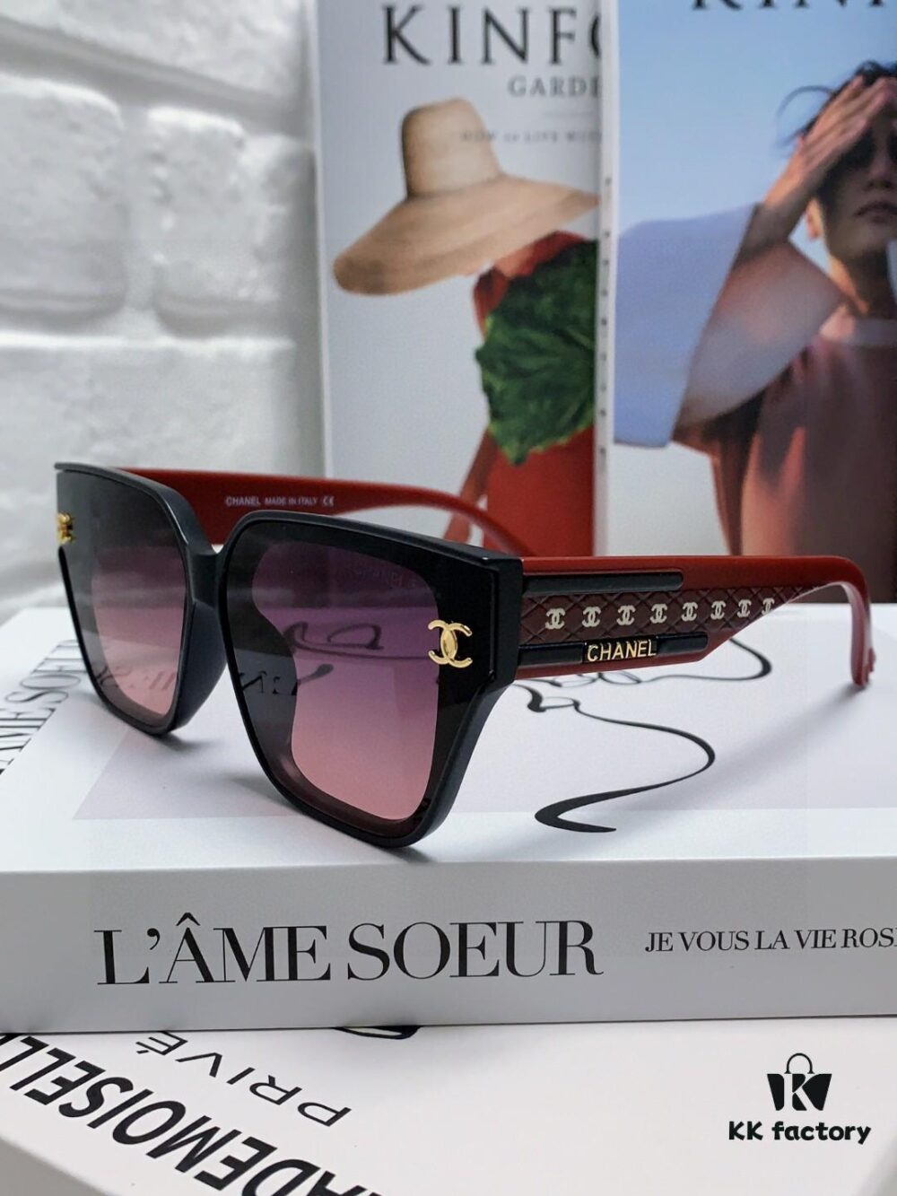 6931f7e93a89a121ed5493e2 CHANEL 2025 Little Chanel Style High-Definition UV-Protective Sunglasses, Fashionable Women's Oversized Sunglasses, Celebrity-Inspired Korean Style