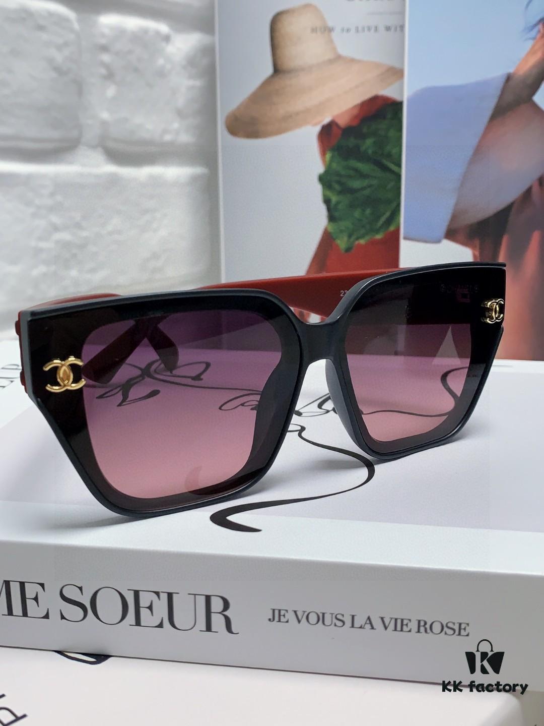 6931f7e93a89a121ed5493e3 CHANEL 2025 Little Chanel Style High-Definition UV-Protective Sunglasses, Fashionable Women's Oversized Sunglasses, Celebrity-Inspired Korean Style