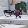 6931f7eb3a89a121ed549408 Chanel 2025 New Celebrity-Inspired Frame-Only Glasses for Women, Blue Light Blocking Square Frame Unisex Eyewear, Panda Color-Block Design Sunglasses