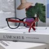 6931f7ec3a89a121ed549413 Chanel 2025 New Celebrity-Inspired Frame-Only Glasses for Women, Blue Light Blocking Square Frame Unisex Eyewear, Panda Color-Block Design Sunglasses