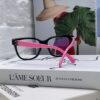 6931f7ed3a89a121ed54941d Chanel 2025 New Celebrity-Inspired Frame-Only Glasses for Women, Blue Light Blocking Square Frame Unisex Eyewear, Panda Color-Block Design Sunglasses