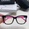 6931f7ed3a89a121ed54941e Chanel 2025 New Celebrity-Inspired Frame-Only Glasses for Women, Blue Light Blocking Square Frame Unisex Eyewear, Panda Color-Block Design Sunglasses