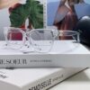 6931f7ed3a89a121ed549425 Chanel 2025 New Celebrity-Inspired Frame-Only Glasses for Women, Blue Light Blocking Square Frames, Unisex Panda Color-Block Eyewear, Suitable for Myopia, Non-Prescription Sunglasses