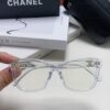 6931f7ed3a89a121ed549428 Chanel 2025 New Celebrity-Inspired Frame-Only Glasses for Women, Blue Light Blocking Square Frames, Unisex Panda Color-Block Eyewear, Suitable for Myopia, Non-Prescription Sunglasses