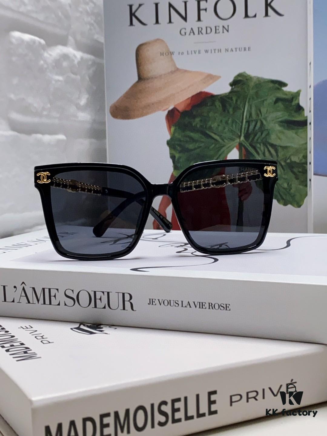 6931f7ee3a89a121ed549430 CHANEL 2025 New Arrival Trendy Fashion Square Frame Sunglasses for Women, Comfortable Wear, Influencer Favorite, High-Definition Thick Polarized UV Protection Shades