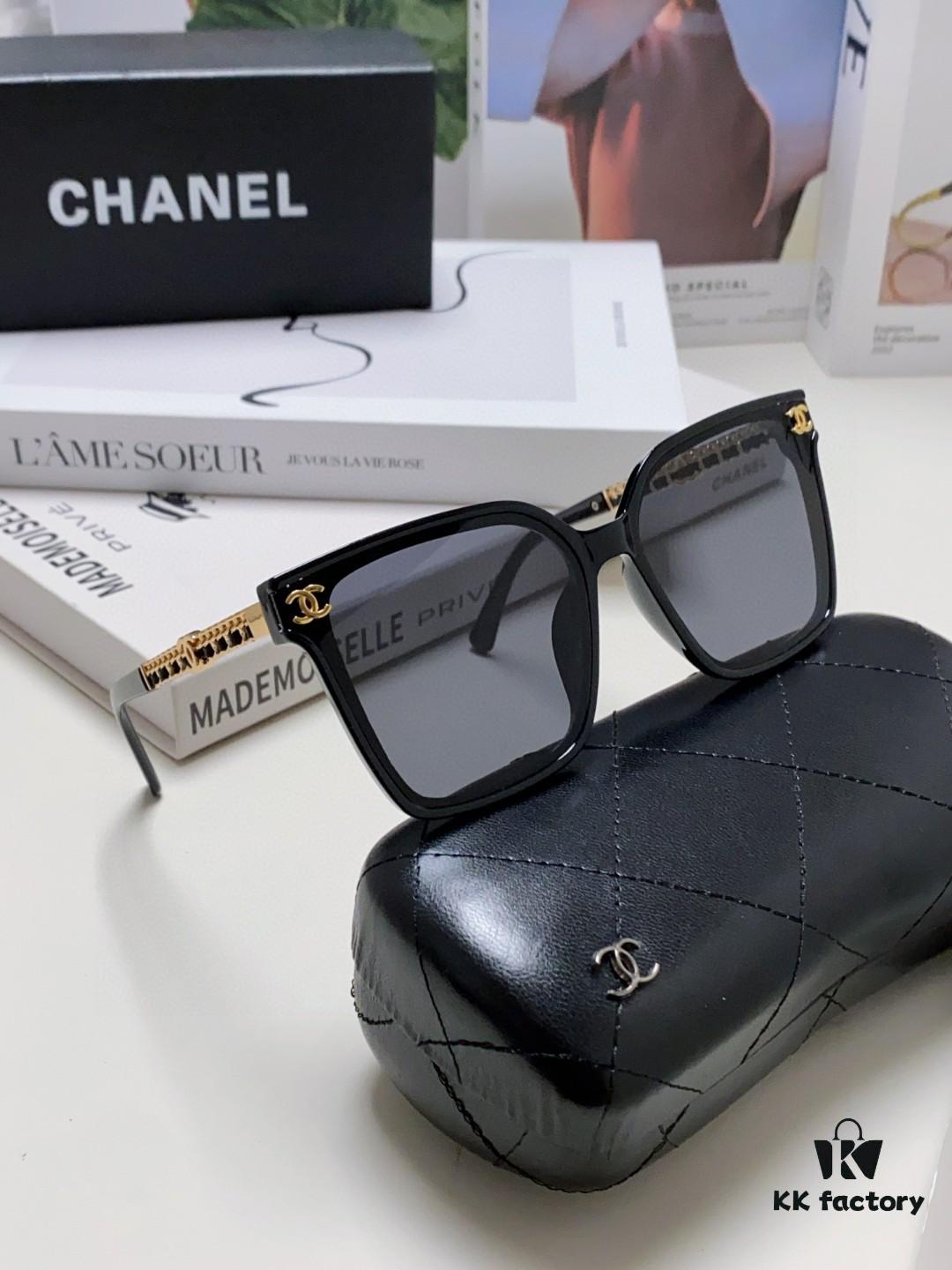 6931f7ee3a89a121ed549436 CHANEL 2025 New Arrival Trendy Fashion Square Frame Sunglasses for Women, Comfortable Wear, Influencer Favorite, High-Definition Thick Polarized UV Protection Shades